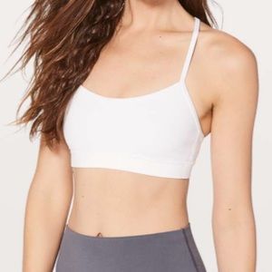 Lululemon Flow Y Bra Nulu White